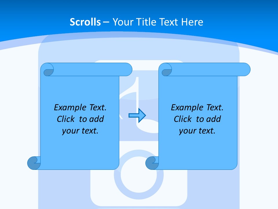 An Mp3 Player With A Music Note On It PowerPoint Template