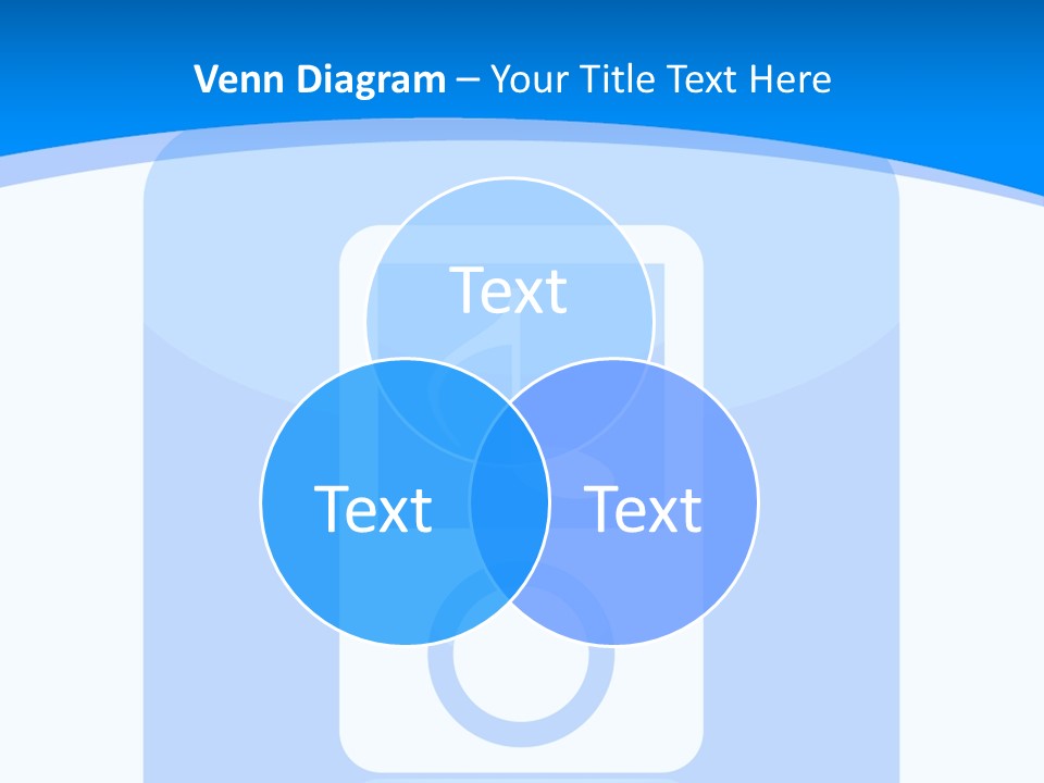 An Mp3 Player With A Music Note On It PowerPoint Template
