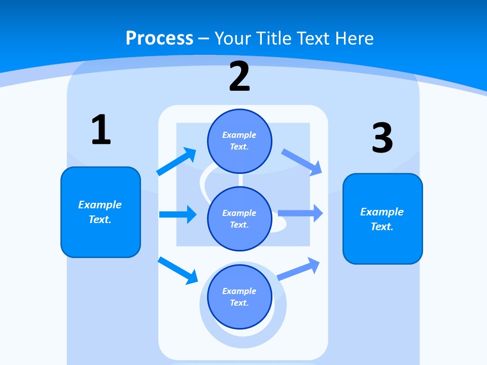 An Mp3 Player With A Music Note On It PowerPoint Template