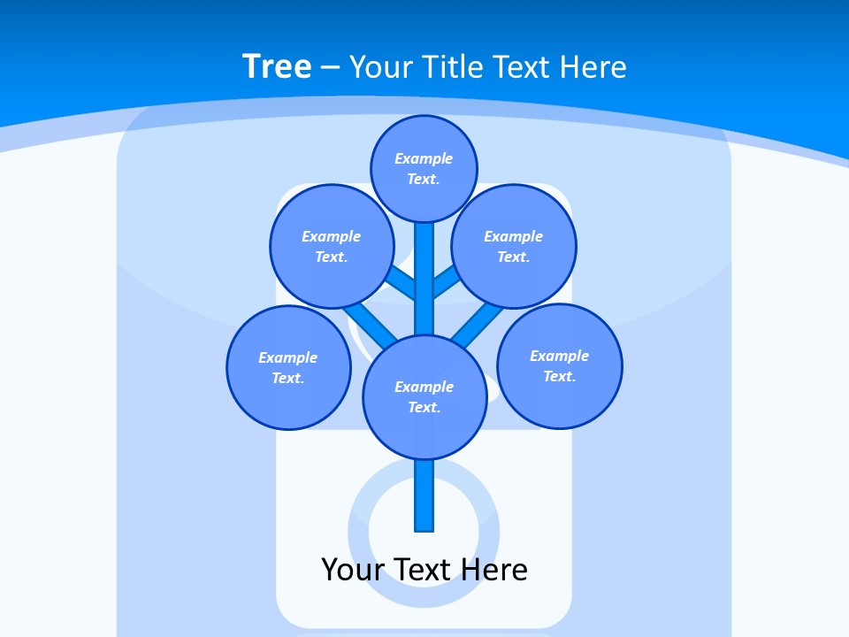An Mp3 Player With A Music Note On It PowerPoint Template