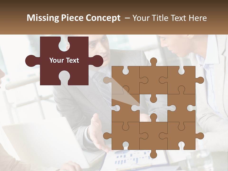 A Group Of People Sitting Around A Table Talking PowerPoint Template