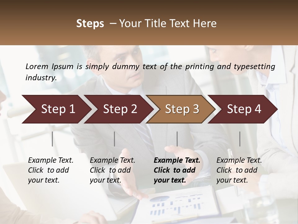 A Group Of People Sitting Around A Table Talking PowerPoint Template