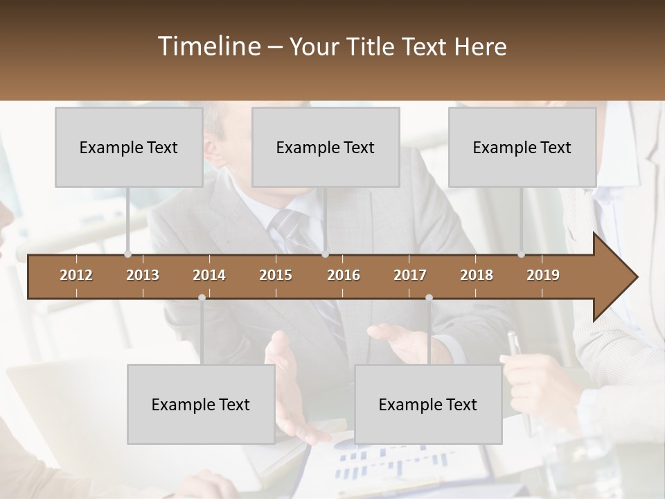 A Group Of People Sitting Around A Table Talking PowerPoint Template