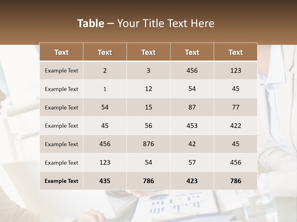 A Group Of People Sitting Around A Table Talking PowerPoint Template