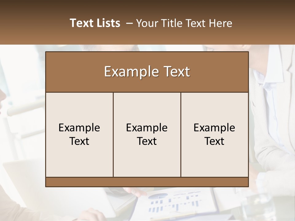 A Group Of People Sitting Around A Table Talking PowerPoint Template