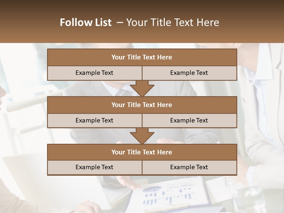 A Group Of People Sitting Around A Table Talking PowerPoint Template