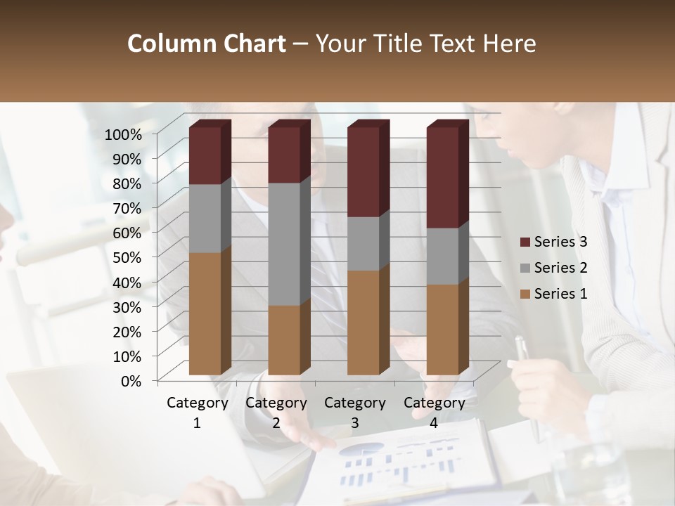 A Group Of People Sitting Around A Table Talking PowerPoint Template