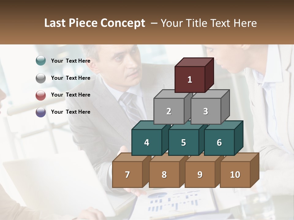 A Group Of People Sitting Around A Table Talking PowerPoint Template