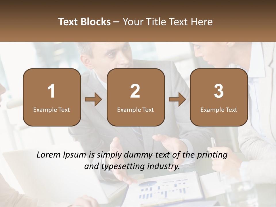 A Group Of People Sitting Around A Table Talking PowerPoint Template