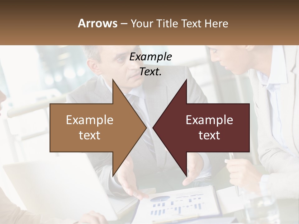 A Group Of People Sitting Around A Table Talking PowerPoint Template