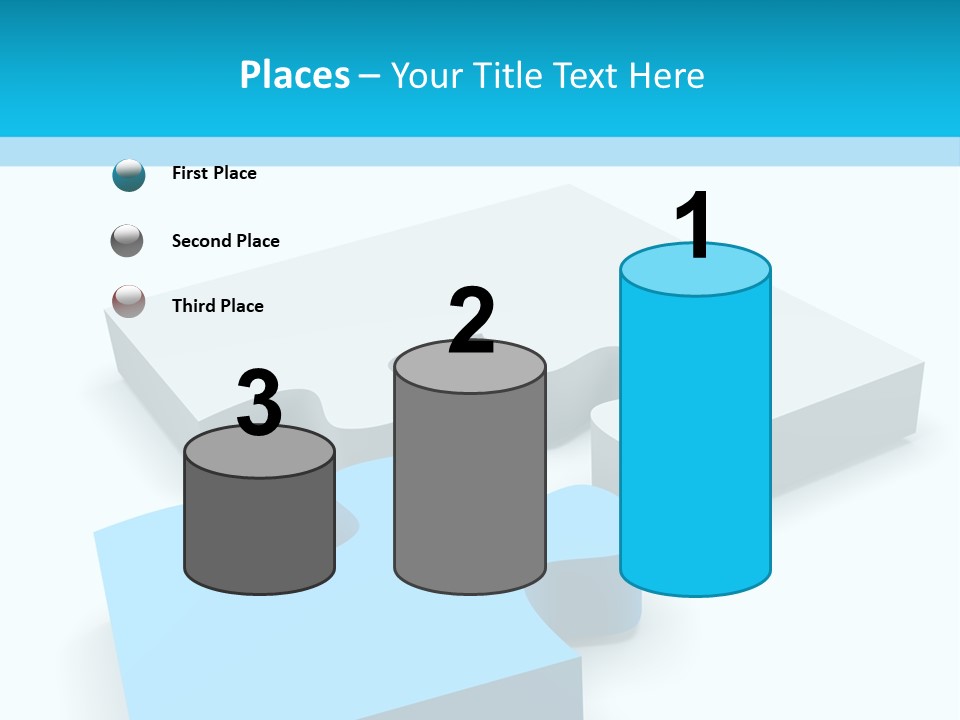 A Piece Of A Puzzle Sitting On Top Of A Table PowerPoint Template