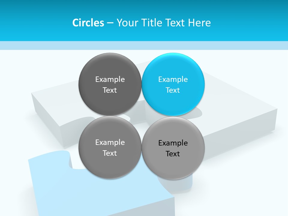 A Piece Of A Puzzle Sitting On Top Of A Table PowerPoint Template