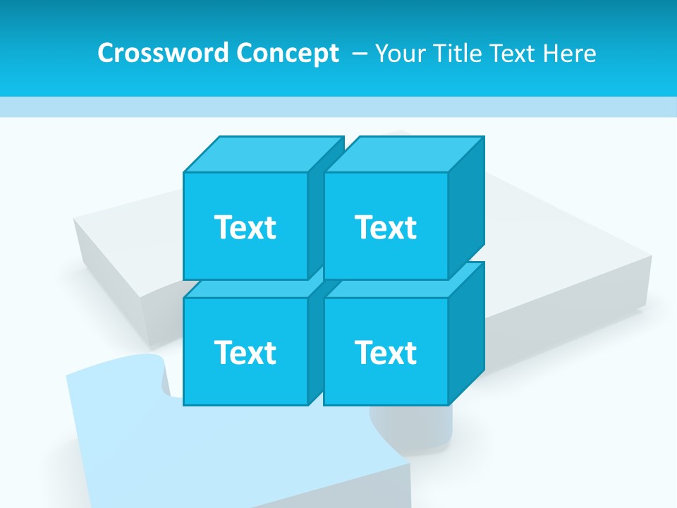 A Piece Of A Puzzle Sitting On Top Of A Table PowerPoint Template