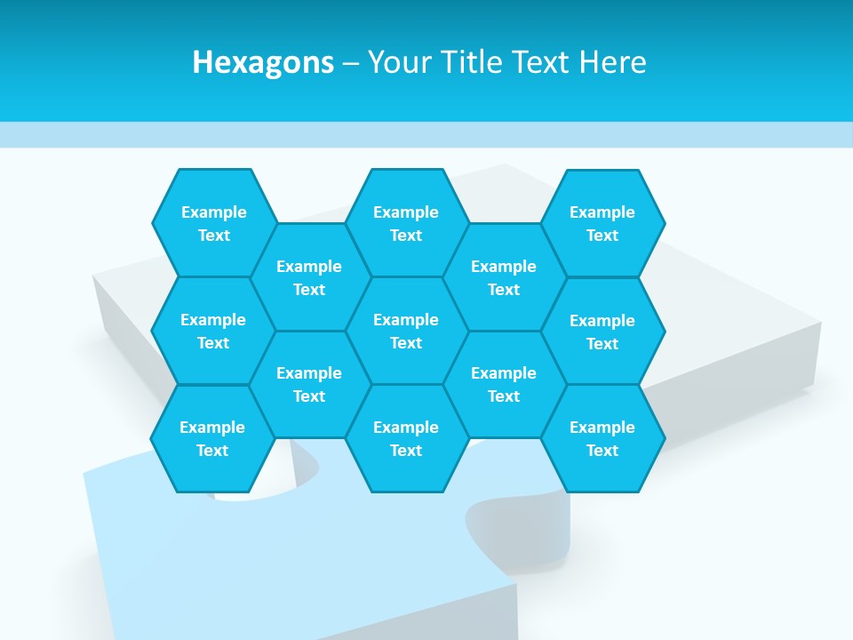 A Piece Of A Puzzle Sitting On Top Of A Table PowerPoint Template