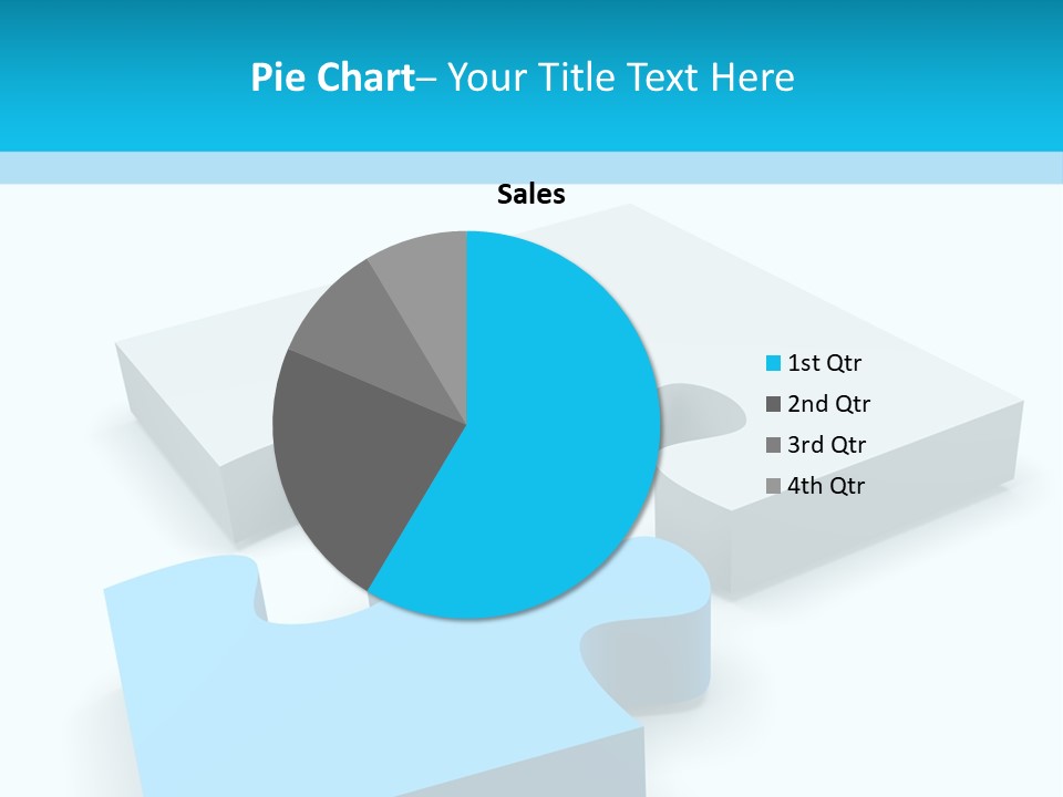 A Piece Of A Puzzle Sitting On Top Of A Table PowerPoint Template