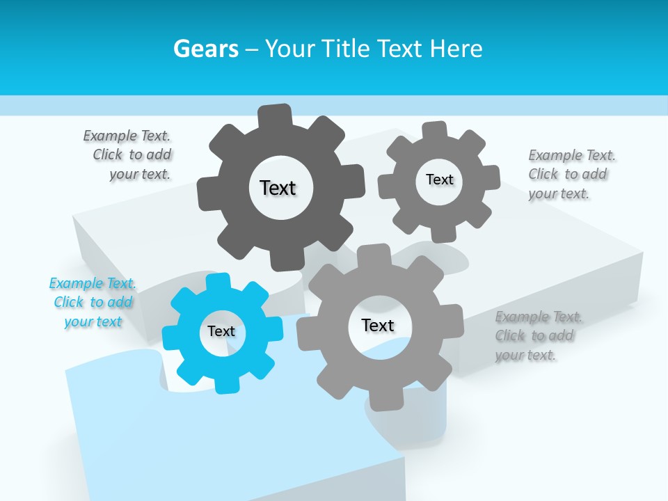 A Piece Of A Puzzle Sitting On Top Of A Table PowerPoint Template