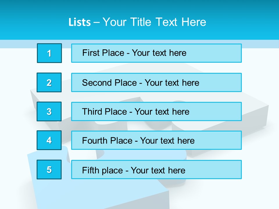 A Piece Of A Puzzle Sitting On Top Of A Table PowerPoint Template