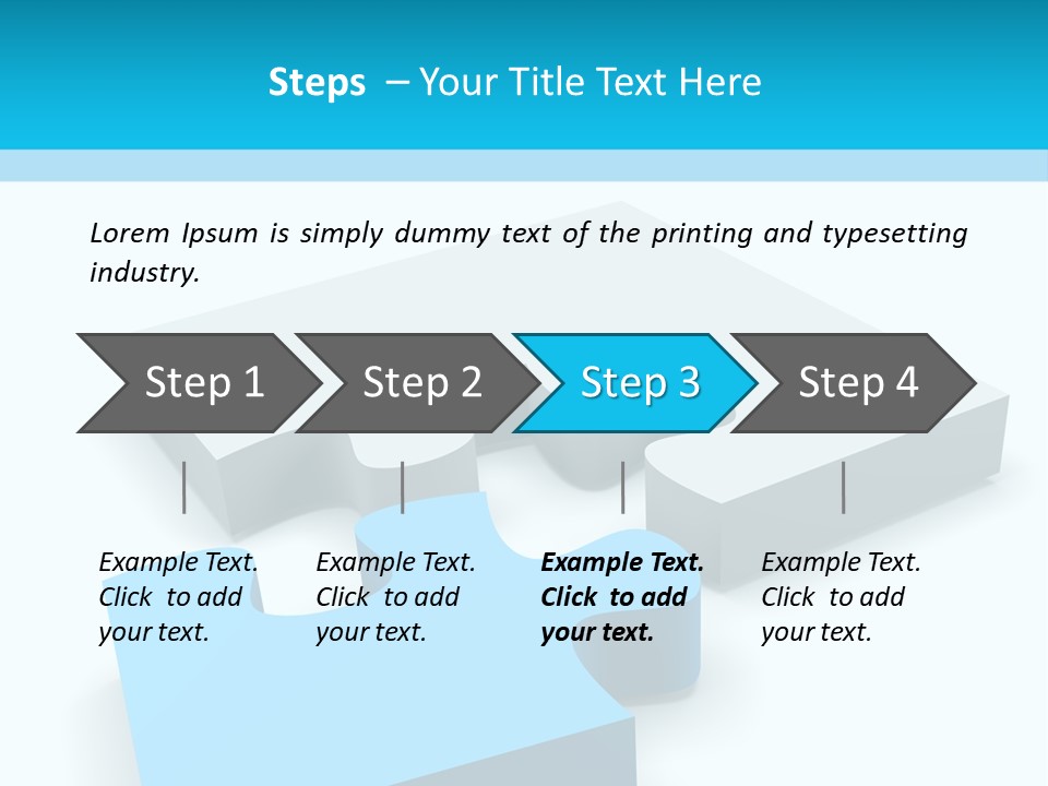 A Piece Of A Puzzle Sitting On Top Of A Table PowerPoint Template