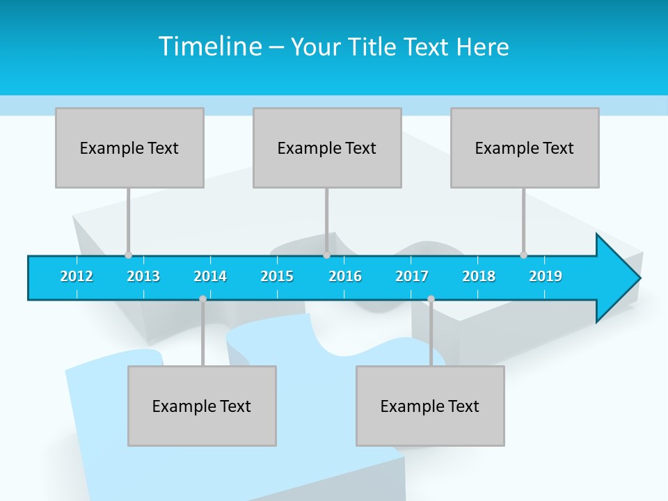 A Piece Of A Puzzle Sitting On Top Of A Table PowerPoint Template