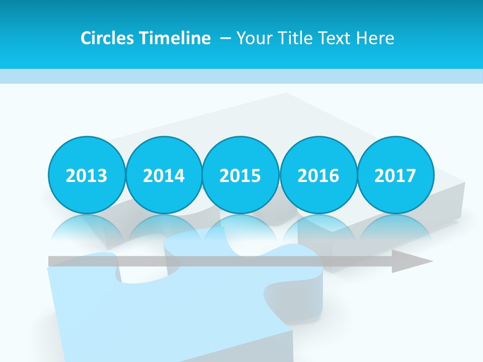 A Piece Of A Puzzle Sitting On Top Of A Table PowerPoint Template