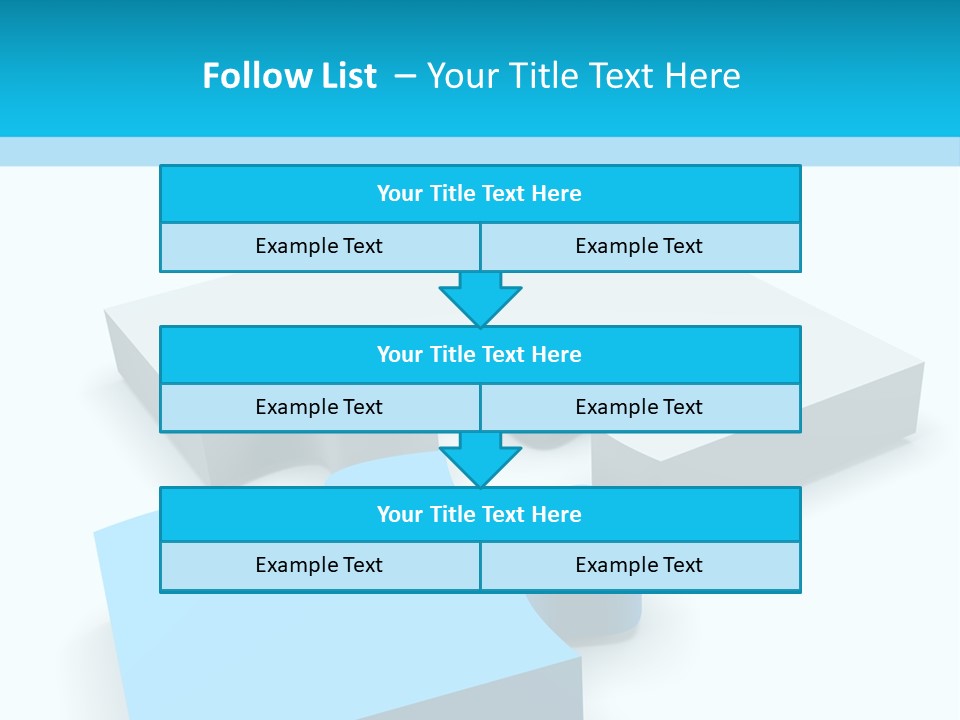 A Piece Of A Puzzle Sitting On Top Of A Table PowerPoint Template