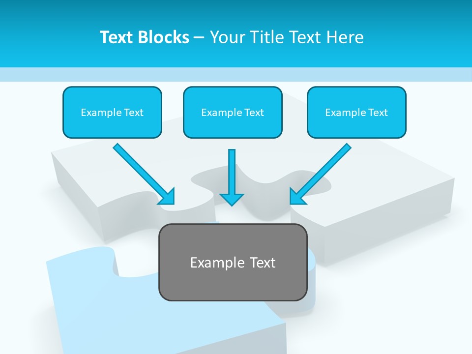 A Piece Of A Puzzle Sitting On Top Of A Table PowerPoint Template