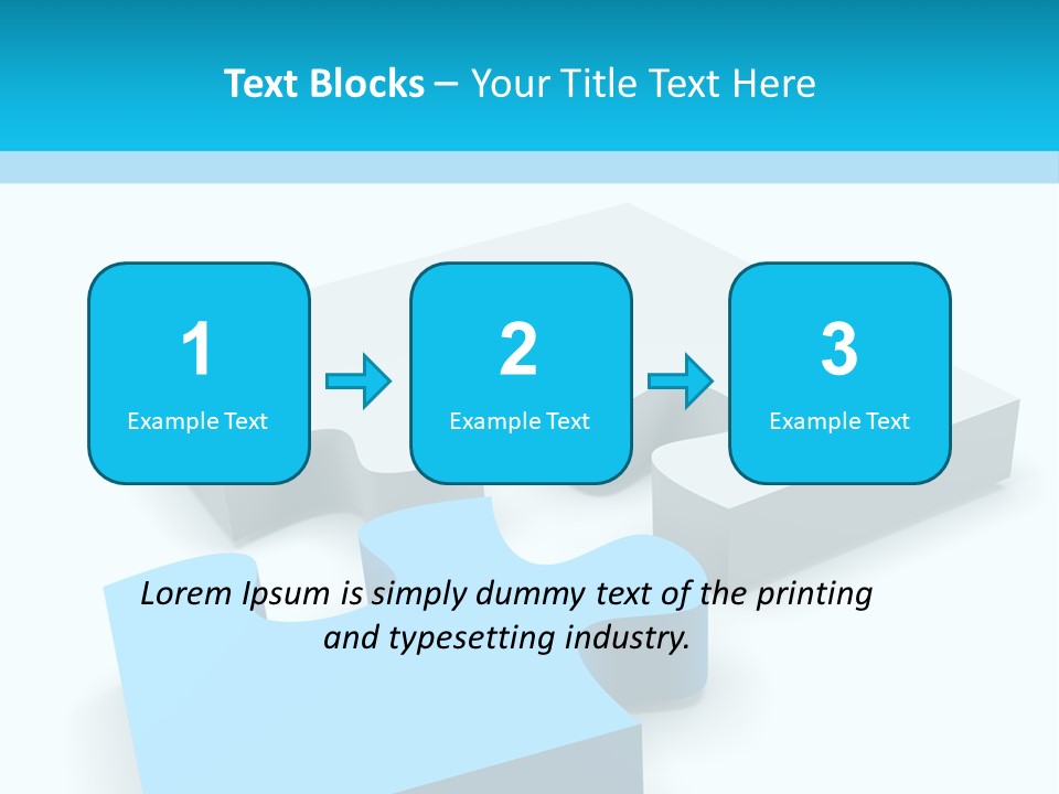 A Piece Of A Puzzle Sitting On Top Of A Table PowerPoint Template
