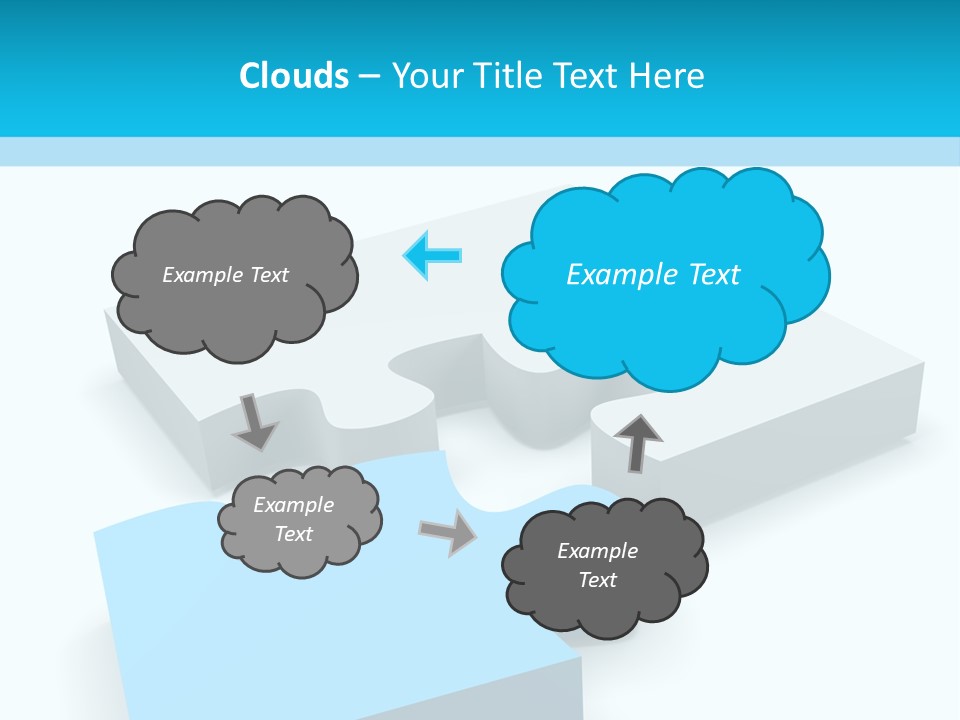 A Piece Of A Puzzle Sitting On Top Of A Table PowerPoint Template