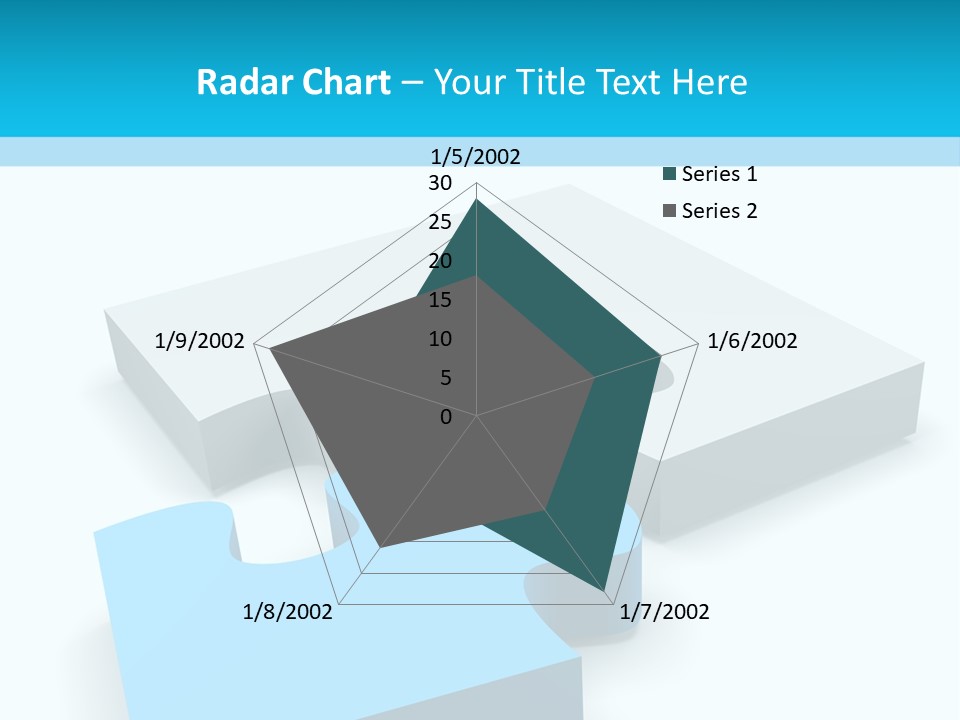 A Piece Of A Puzzle Sitting On Top Of A Table PowerPoint Template