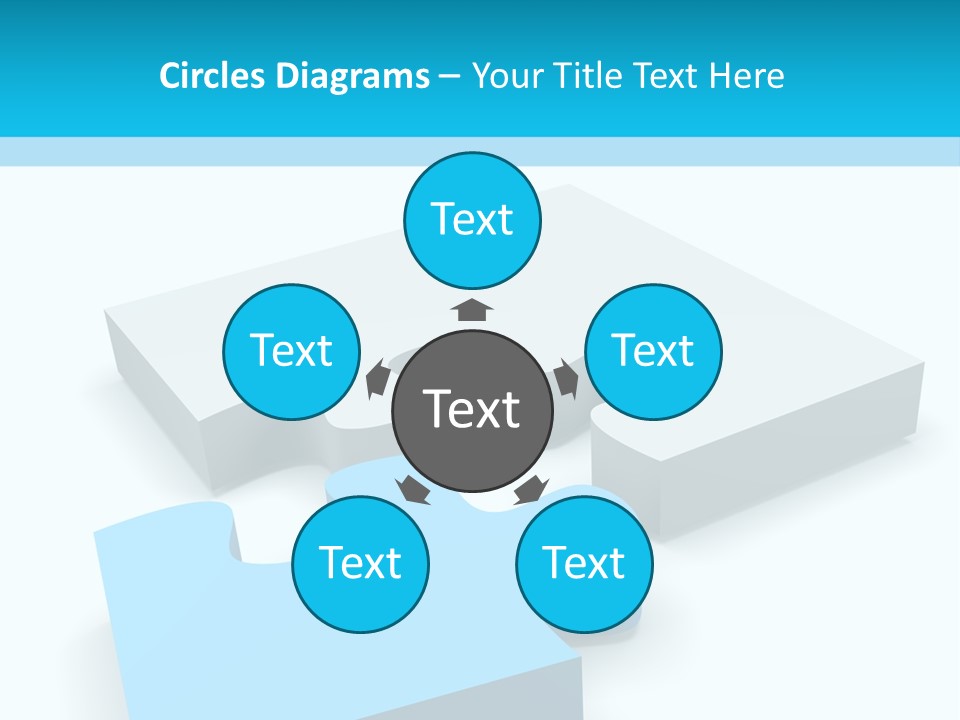 A Piece Of A Puzzle Sitting On Top Of A Table PowerPoint Template