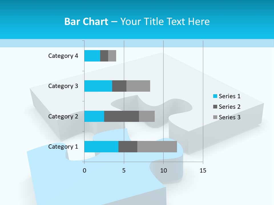 A Piece Of A Puzzle Sitting On Top Of A Table PowerPoint Template