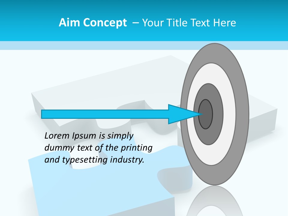 A Piece Of A Puzzle Sitting On Top Of A Table PowerPoint Template