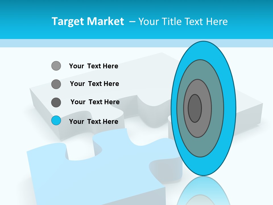 A Piece Of A Puzzle Sitting On Top Of A Table PowerPoint Template