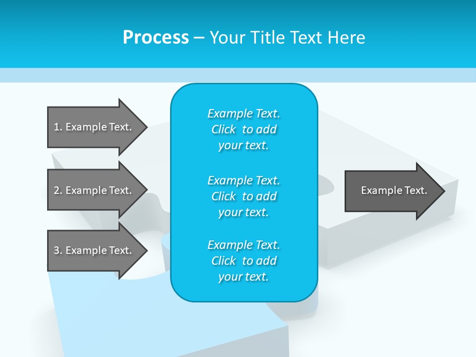 A Piece Of A Puzzle Sitting On Top Of A Table PowerPoint Template