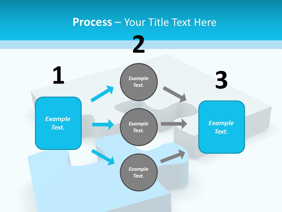 A Piece Of A Puzzle Sitting On Top Of A Table PowerPoint Template