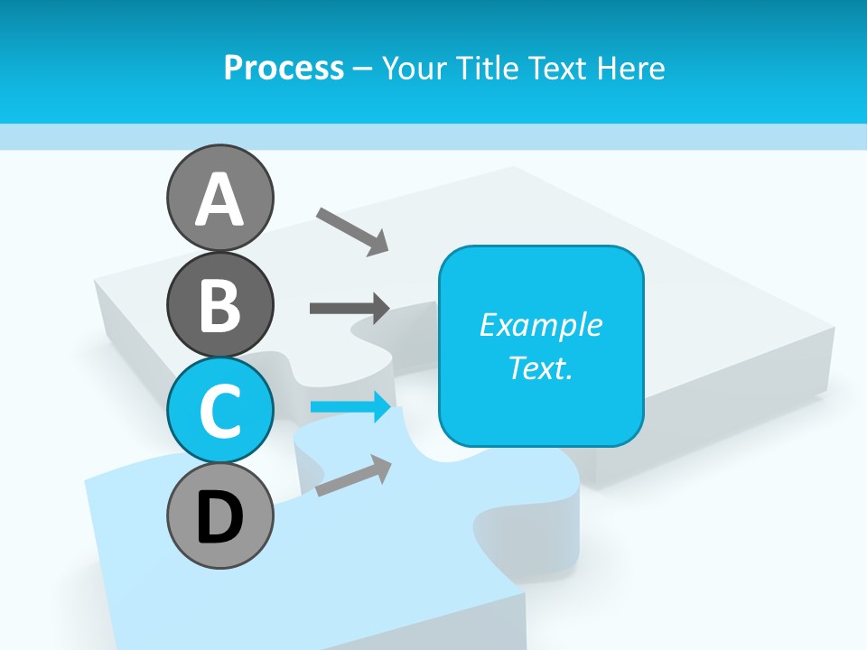A Piece Of A Puzzle Sitting On Top Of A Table PowerPoint Template