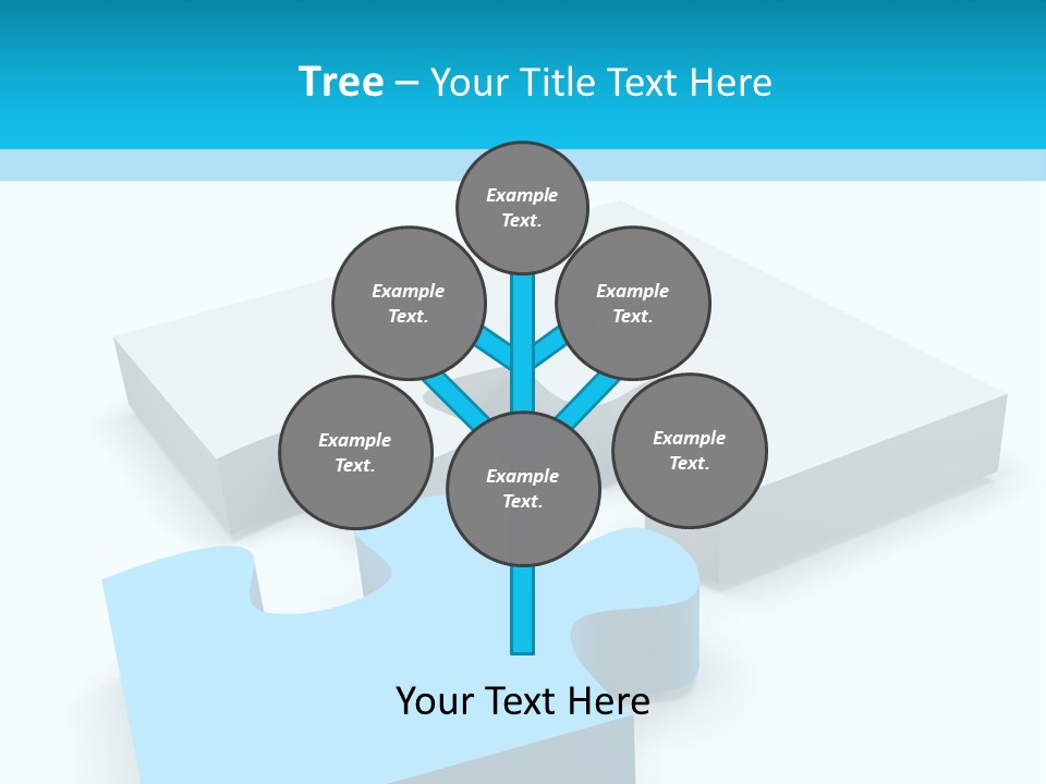 A Piece Of A Puzzle Sitting On Top Of A Table PowerPoint Template