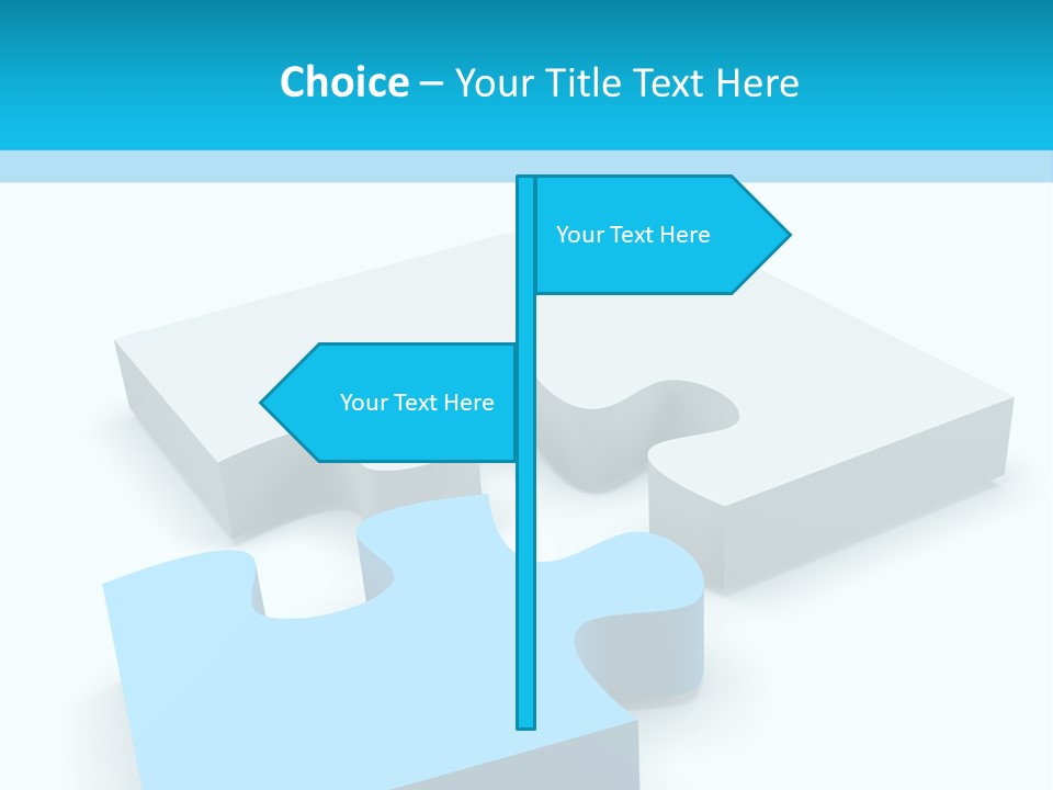 A Piece Of A Puzzle Sitting On Top Of A Table PowerPoint Template