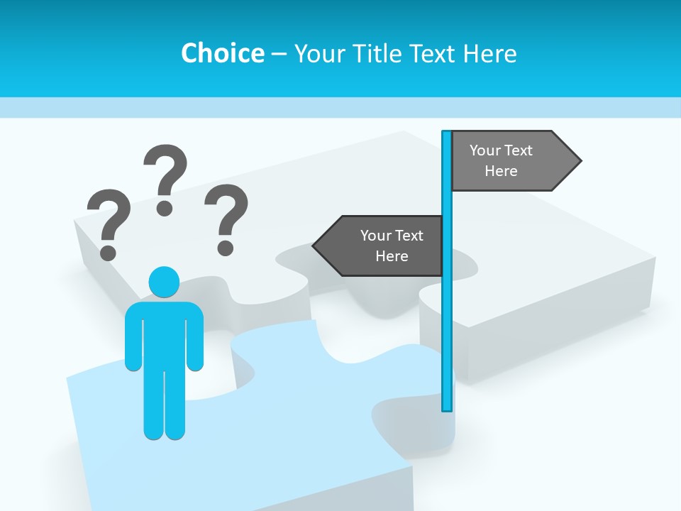 A Piece Of A Puzzle Sitting On Top Of A Table PowerPoint Template