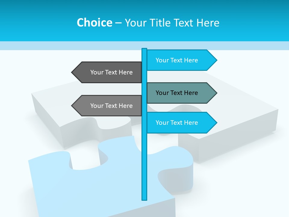 A Piece Of A Puzzle Sitting On Top Of A Table PowerPoint Template