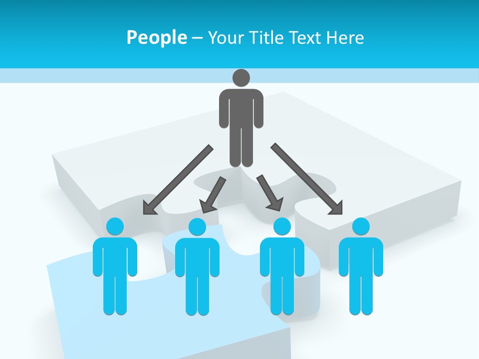 A Piece Of A Puzzle Sitting On Top Of A Table PowerPoint Template