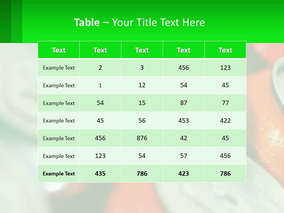 A Group Of Soda Cans With A Green Label PowerPoint Template