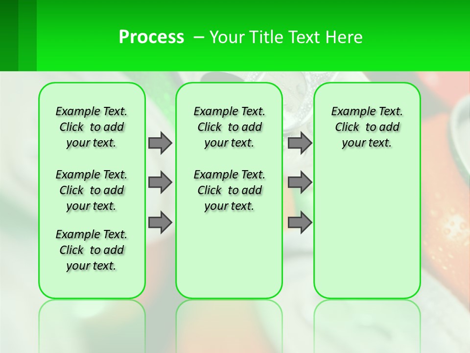 A Group Of Soda Cans With A Green Label PowerPoint Template