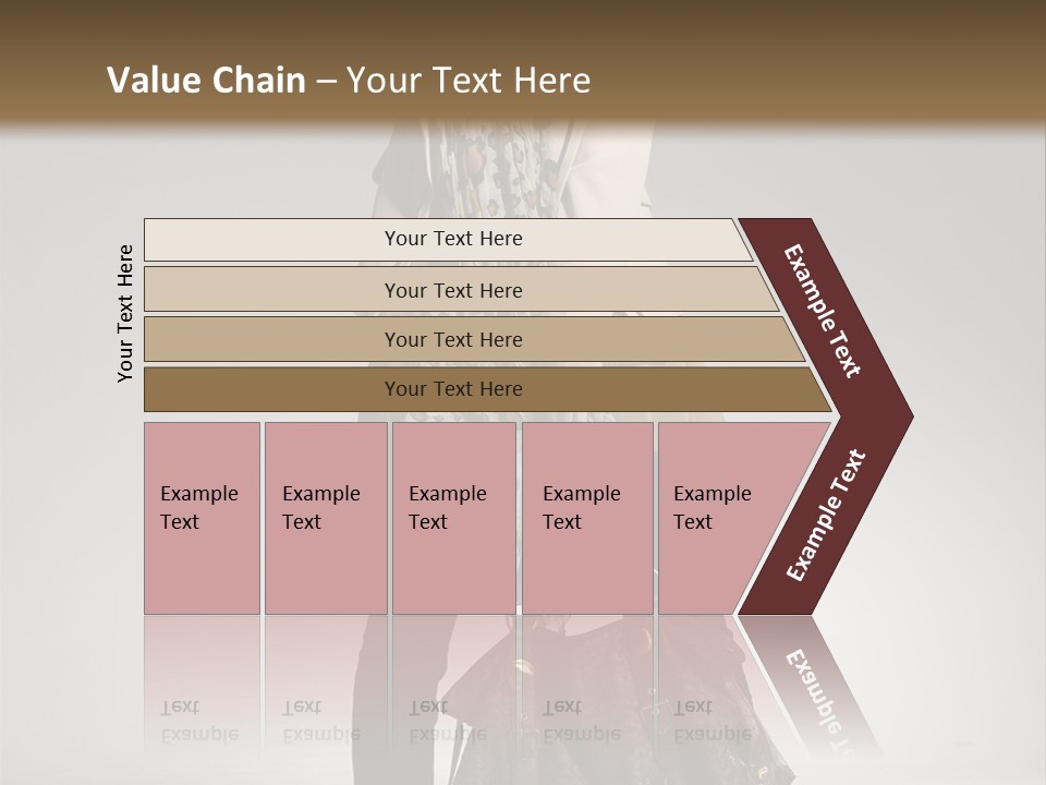 A Woman With A Handbag Is Posing For A Picture PowerPoint Template