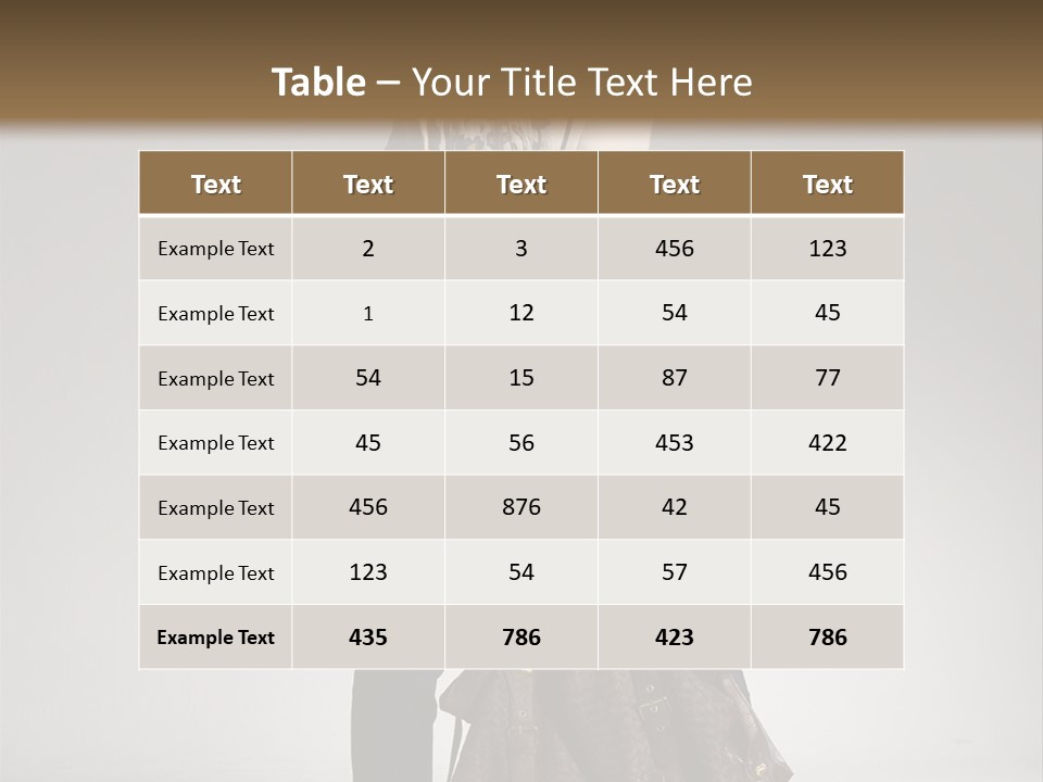 A Woman With A Handbag Is Posing For A Picture PowerPoint Template