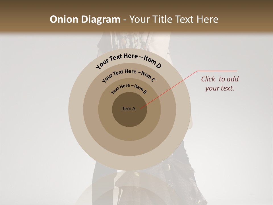 A Woman With A Handbag Is Posing For A Picture PowerPoint Template