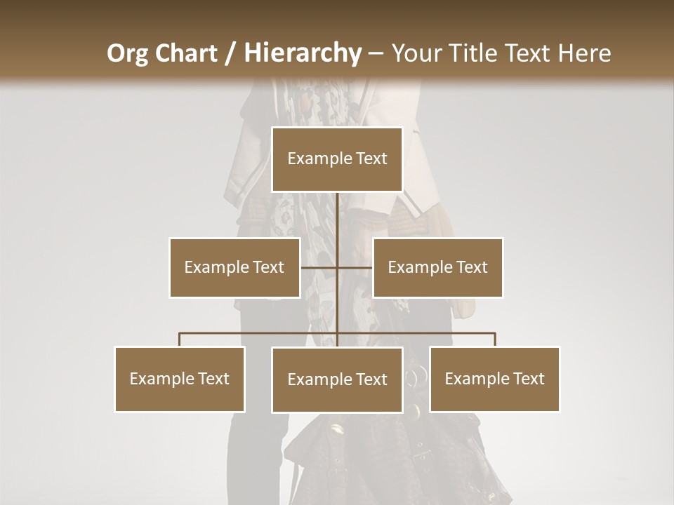 A Woman With A Handbag Is Posing For A Picture PowerPoint Template