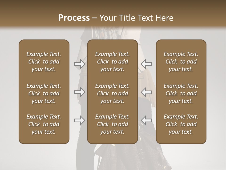 A Woman With A Handbag Is Posing For A Picture PowerPoint Template