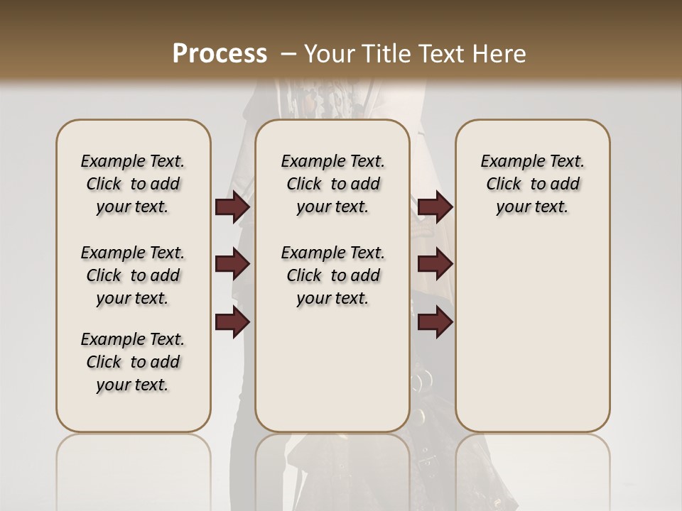 A Woman With A Handbag Is Posing For A Picture PowerPoint Template