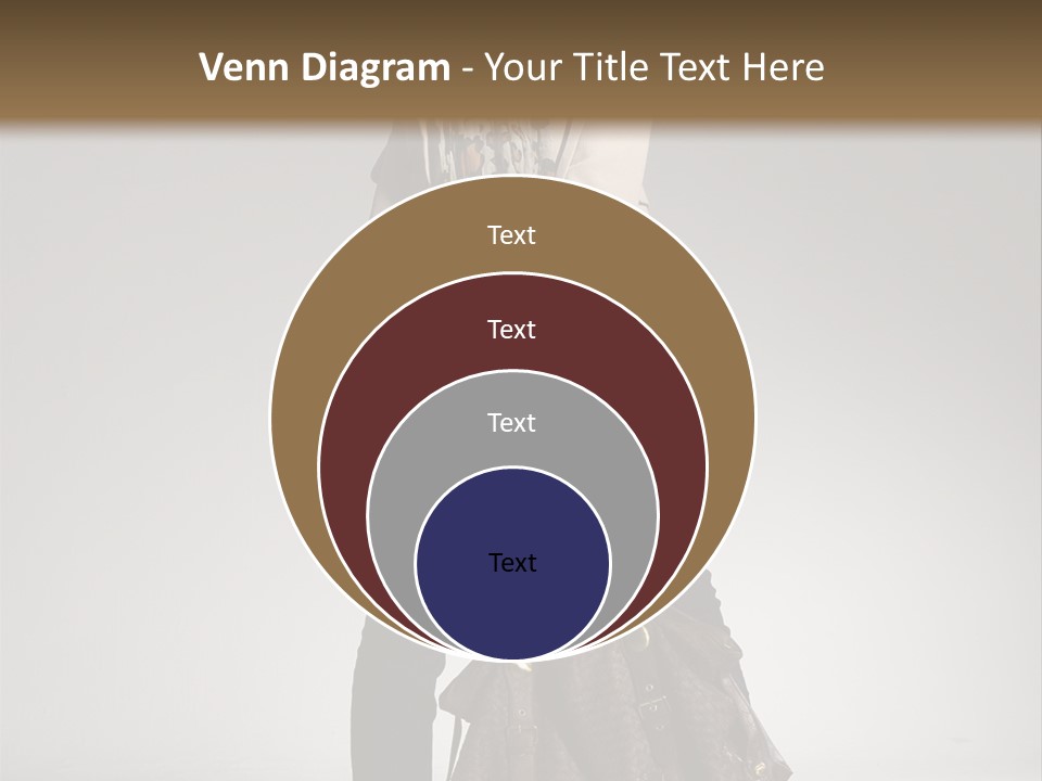 A Woman With A Handbag Is Posing For A Picture PowerPoint Template